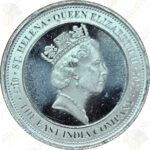 St. Helena 1/10 oz silver Guinea (random date / style)