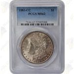 1883-CC Morgan Silver Dollar, PCGS MS62