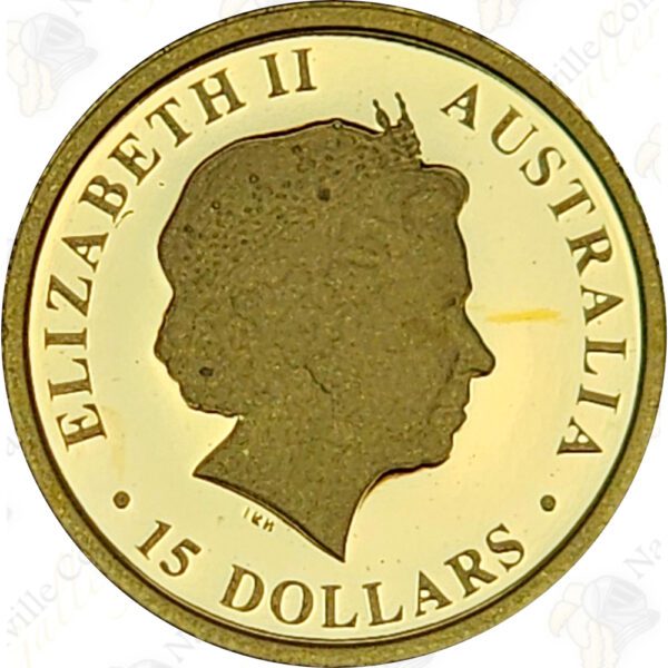 2012 Australia 1/10 oz Proof Gold Red Kangaroo