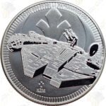 2021 Niue 1 oz .999 fine silver Star Wars Millennium Falcon