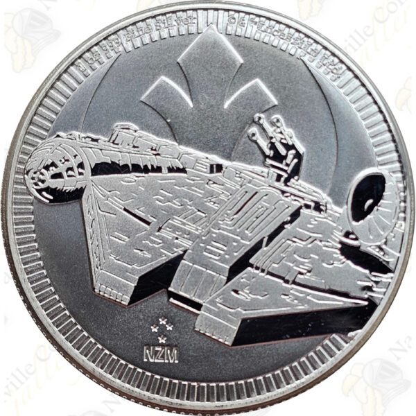 2021 Niue 1 oz .999 fine silver Star Wars Millennium Falcon