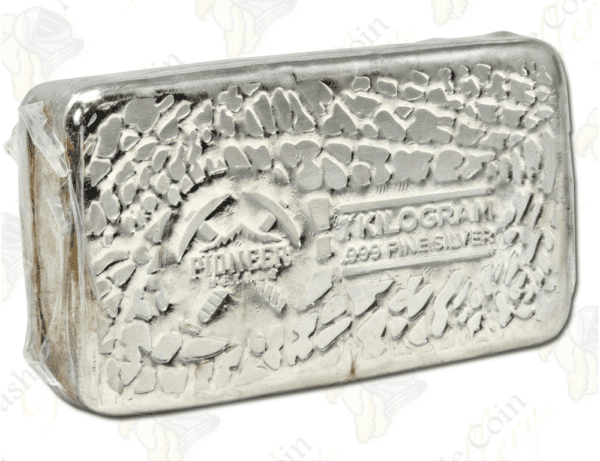 Pioneer Metals 1 kilo .999 fine silver bar