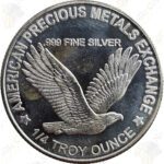 Golden State Mint (for APMEX) 1/4 oz .999 fine silver round - Standing Liberty Quarter design.