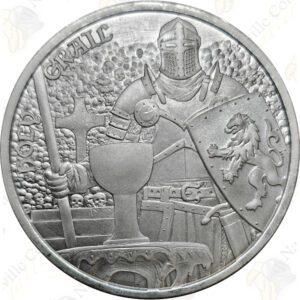 SilverTowne "Medieval Legends" 1 oz .999 fine silver Holy Grail