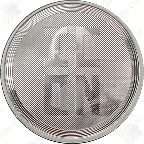 2021 Tokelau 1 oz "Icon" fine silver round -- Mona Lisa