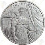 Legendary Warriors - Julius Caesar 1 oz .999 fine silver round