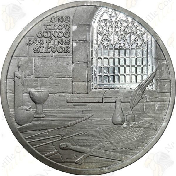 SilverTowne "Medieval Legends" 1 oz .999 fine silver Pied Piper