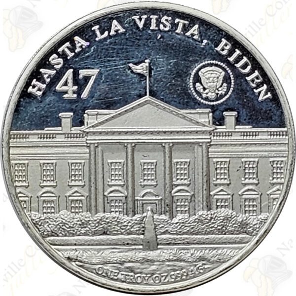 Trumpinator 1 oz .999 fine silver round