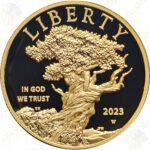 2023 American Liberty $100 High Relief 1 oz .9999 fine gold