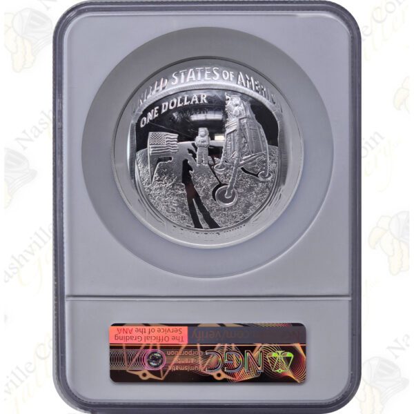 2019 Apollo 11 5-oz .999 fine silver commemorative coin - NGC PF70 Ultra Cameo