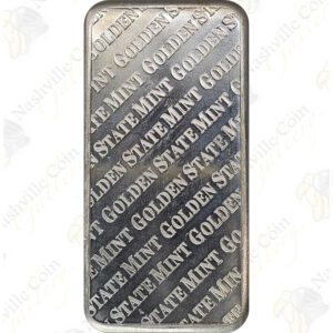 Golden State Mint 10 oz .999 fine silver bar