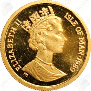 Isle of Man 1/10 oz gold Cat (random date / design varies by year)