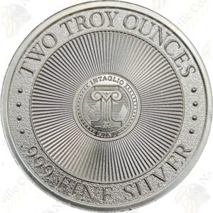 Intaglio Mint 2 oz Silver Rounds