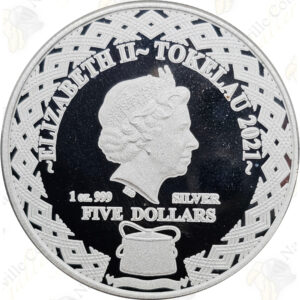 2021 Tokelau 1 oz silver Zodiac series -- Virgo