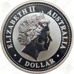 1999 Australia 1 oz .999 fine silver Kookaburra