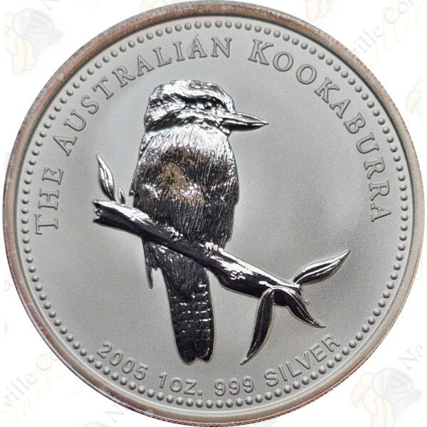 2005 Australia 1 oz .999 fine silver Kookaburra