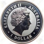 2005 Australia 1 oz .999 fine silver Kookaburra