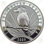 2009 Australia 1 oz .999 fine silver Kookaburra