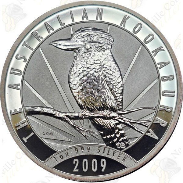 2009 Australia 1 oz .999 fine silver Kookaburra