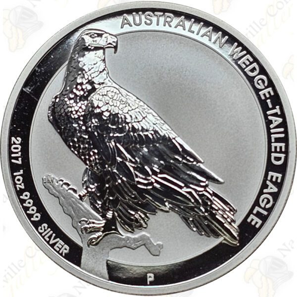2017 Australia 1 oz .9999 fine silver Wedge Tailed Eagle