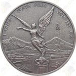 2018 Mexico 1-oz .999 fine silver Libertad (Antiqued finish)