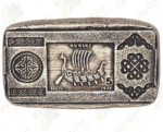 MK BarZ and Bullion 5 oz "The Siege" silver bar (serialized)