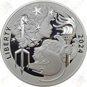 2024 Liberty & Britannia 1 oz .999 fine silver medal