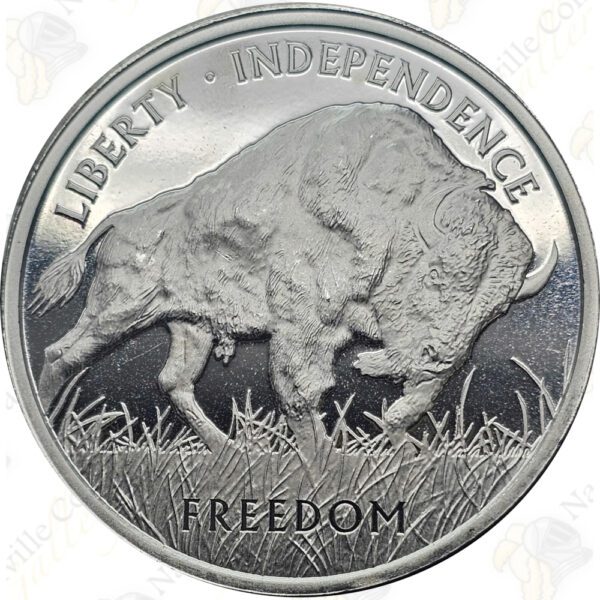 PAMP 1 oz .999 silver "Freedom" round