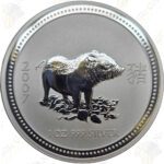 2007 Australia 1-oz Lunar Series 1 Year of the Pig
