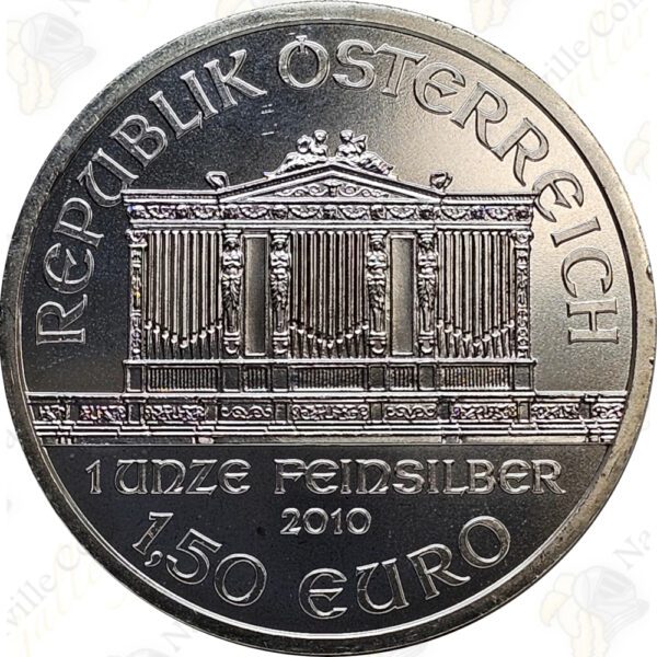2010 Austria 1 oz fine silver Philharmonic