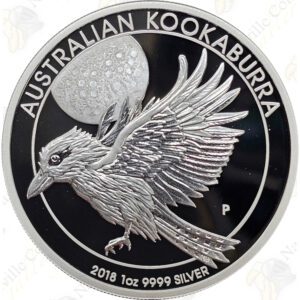 2018 Australia 2-coin Kookaburra BU / Proof set