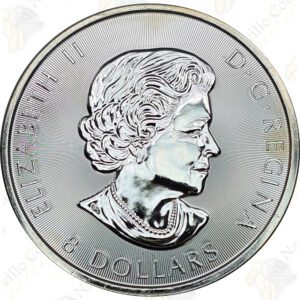 2019 Canada $8 1.25 oz .9999 fine silver Bison