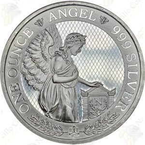 2021 St. Helena 1 oz .999 fine silver Napoleon Angel