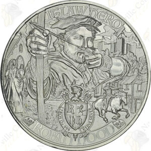 2021 Niue (Mason Mint) 1 oz ,999 fine silver Robin Hood