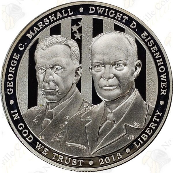 2013 5-Star Generals 3-pc Commemorative Gold and Silver Proof Set