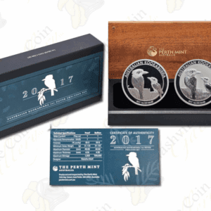2017 Australia 2-coin Kookaburra BU / Proof set
