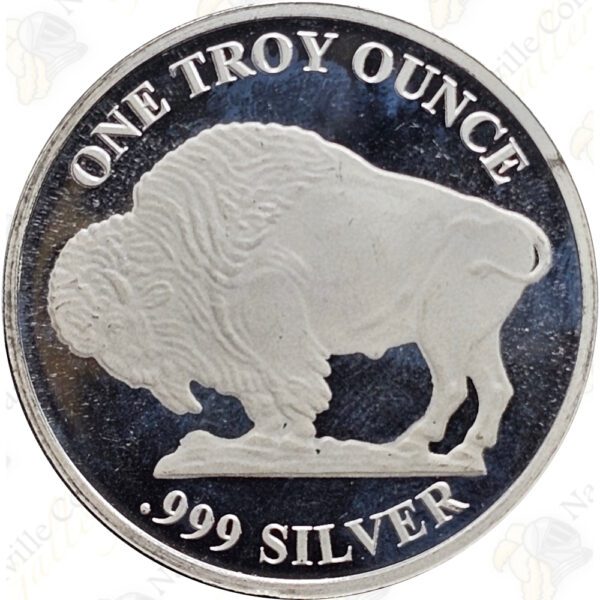 ASAHI 1 oz .999 fine silver Buffalo round