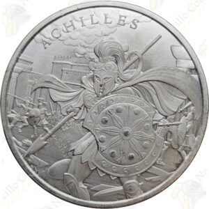 Legendary Warriors - Achilles 1 oz .999 fine silver round