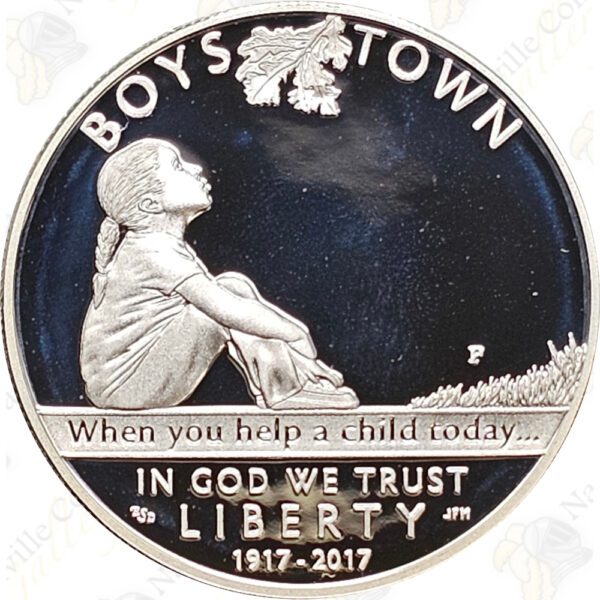2017 Boys Town Centennial 3-pc Commemorative Gold and Silver Proof Set