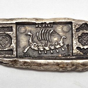 MK BarZ and Bullion 1 oz "The Siege" .999 fine silver bar