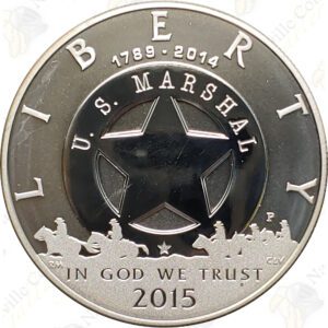 2015 U.S. Marshals 225th Anniversary 3-pc Commemorative Gold and Silver Proof Set