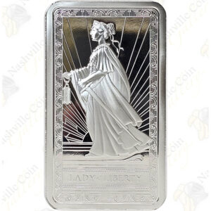 PAMP Lady Of Liberty 10 oz .999 fine silver bar
