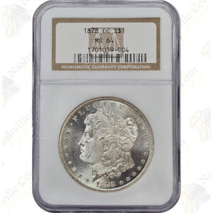 1878-CC Morgan Silver Dollar - NGC MS64