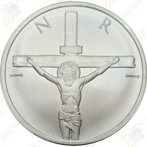 2018 Silver Shield (by Golden State Mint) 1 oz .999 fine silver "Crucifixion"