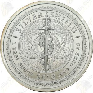 2018 Silver Shield (by Golden State Mint) 1 oz .999 fine silver "Crucifixion"