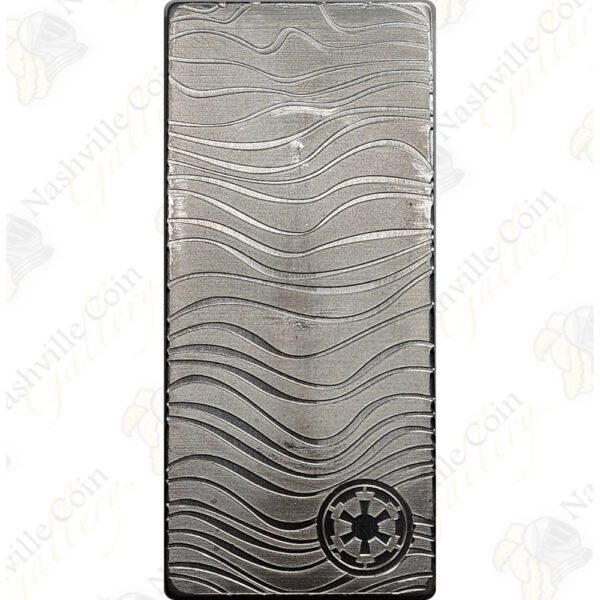 2022 (Niue) Star Wars 1 oz .999 fine silver Mandalorian Beskar bar