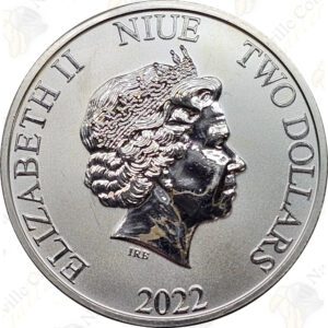 2022 Niue 1 oz .999 fine silver Darth Vader