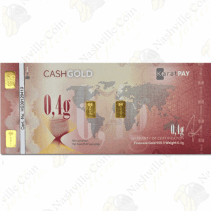Nadir "CashGold" KaratPay -- 0.4 grams .9999 fine gold