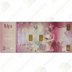 Nadir "CashGold" KaratPay -- 0.4 grams .9999 fine gold