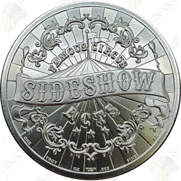 Intaglio Mint Chang and Eng 1 oz .999 fine silver round